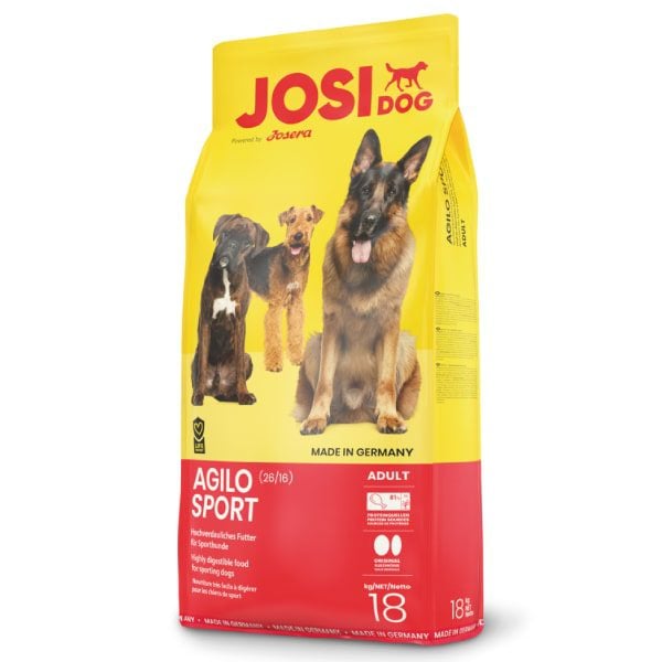 1655282321_josera-premium-josidog-agilo-sport-sausa-sunu-bariba-loti-aktiviem-suniem-18kg Josera Premium Josidog Agilo Sport сухой корм для очень активных собак, 15 кг — изображение 1